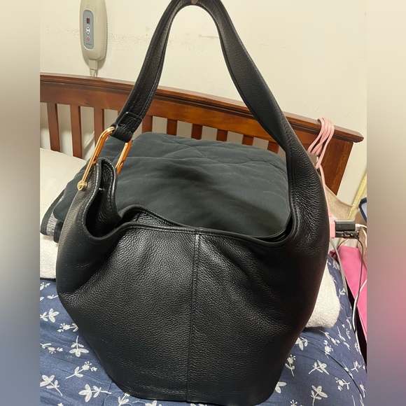 BRAND NEW black Michael Kors - Sonny Medium Shoulder Hobo Shoulder - Picture 3 of 7